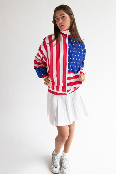 Vintage South Harbor American Flag Lightweight Jacket – Ragstock