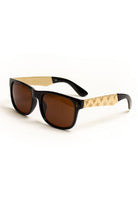 Pot Leaf Stemmed Wayfarer Sunglasses