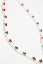 Mini Cherry Beaded Necklace