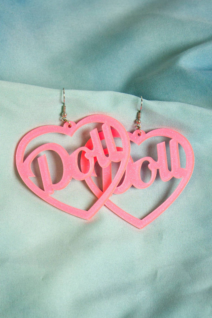 You're A Doll Heart Earrings