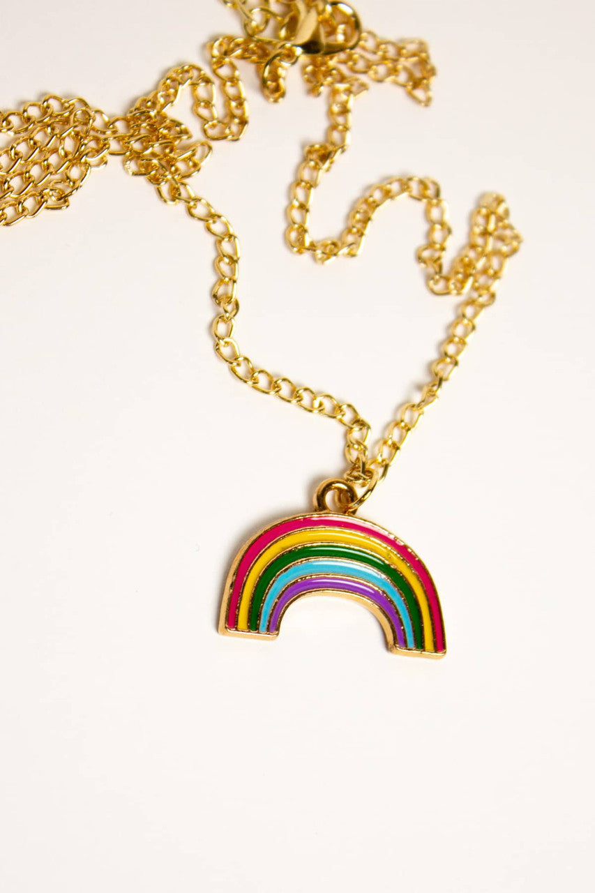 Rainbow Charm Necklace