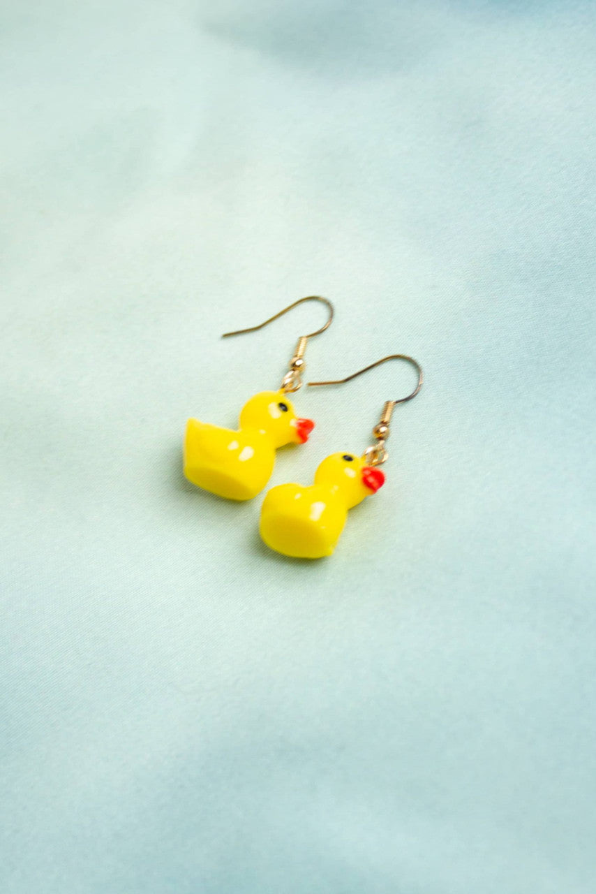 Rubber Ducky Drop Earrings