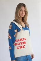 Make Boys Cry Tote Bag