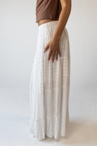 Lurex Maxi Skirt