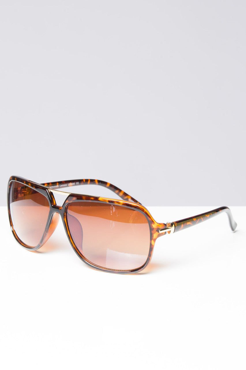 Metal Square Sunglasses