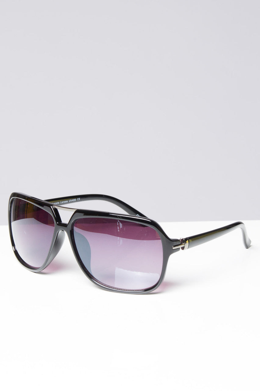 Metal Square Sunglasses