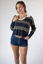 Micro Mini Zip Denim Shorts