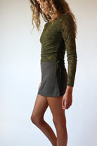 Basic Mini skort Brown