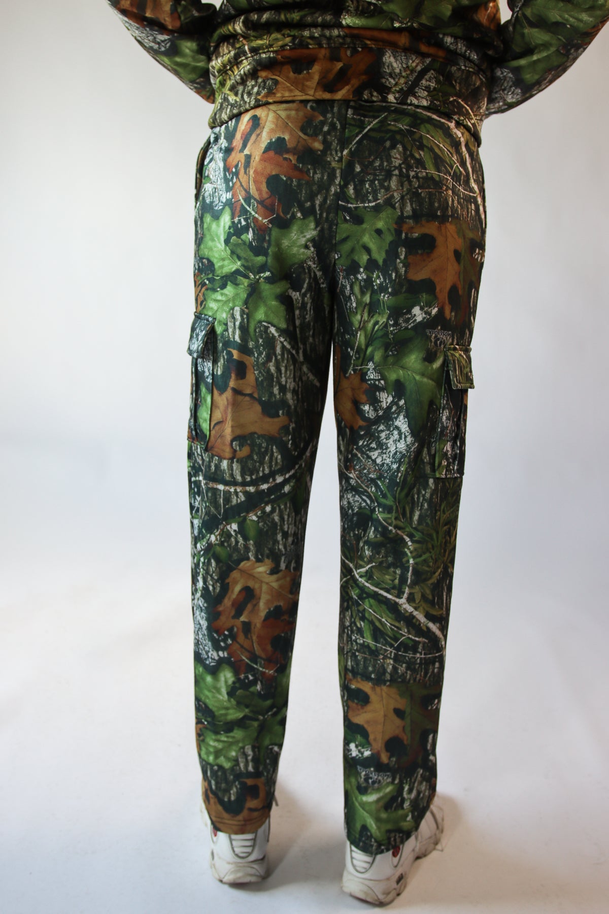 Woodland Camo Cargo Sweatpants