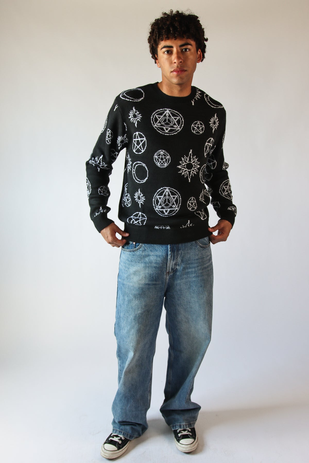 Mystical Symbols Sweater