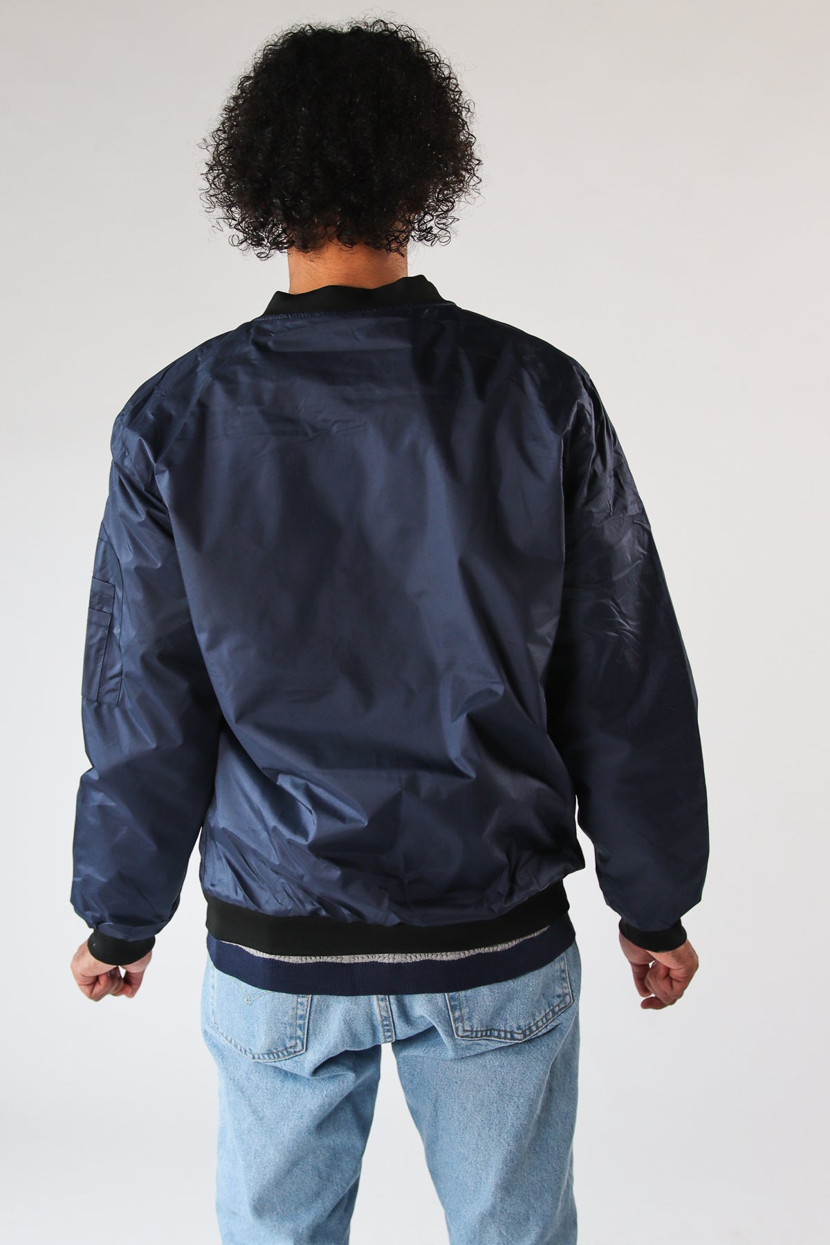 Navy Bomber Jacket