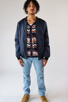 Navy Bomber Jacket