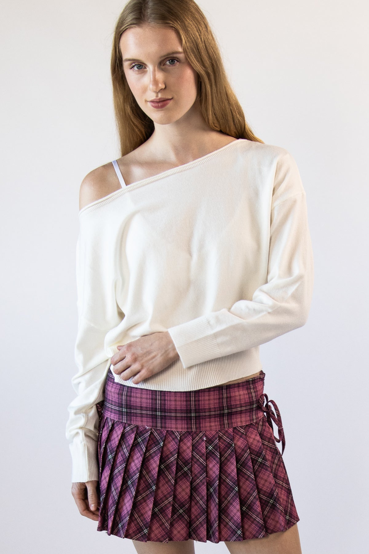 Ballet Neck Dolman Pullover