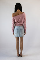 Ballet Neck Dolman Pullover