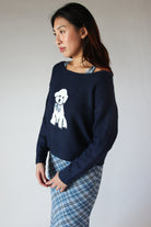 Off the Shoulder PuppySweater