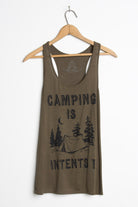 Camping Is Intents Graphic Tank