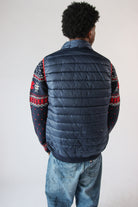 Packable Puffer Vest Navy