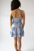 Paisley Bandana Print Mini Dress