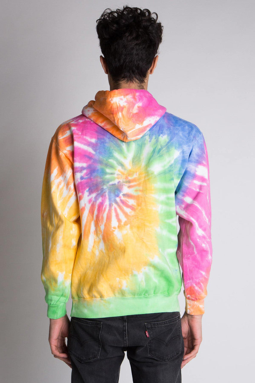 Pastel Rainbow Tie Dye Hoodie