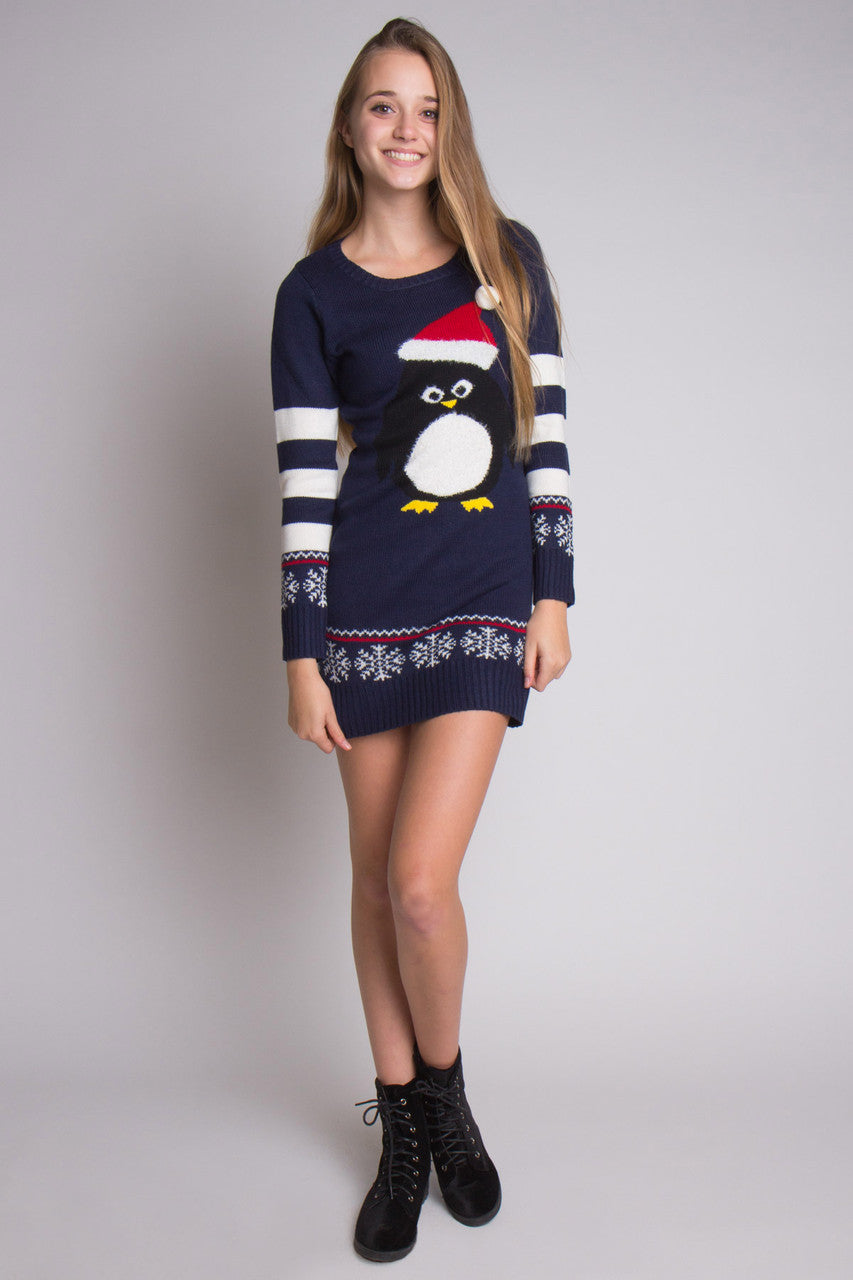 Penguin Sweater Dress