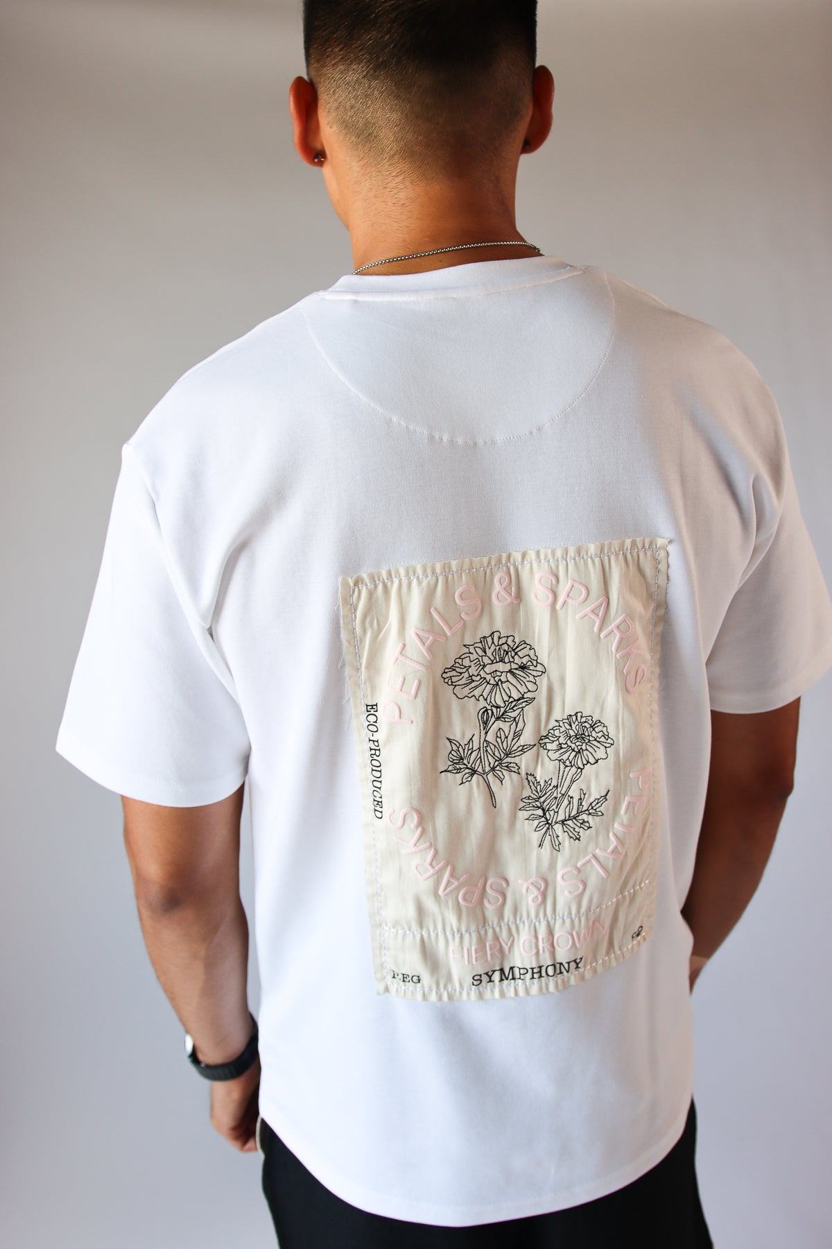 Petals & Sparks Embroidered Patch Graphic
