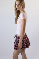 Butterfly Studded Boat Neck Tee