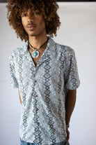 Pixel Diamonds Button Up Shirt