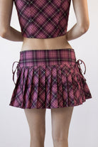 Plaid Pleated Skort