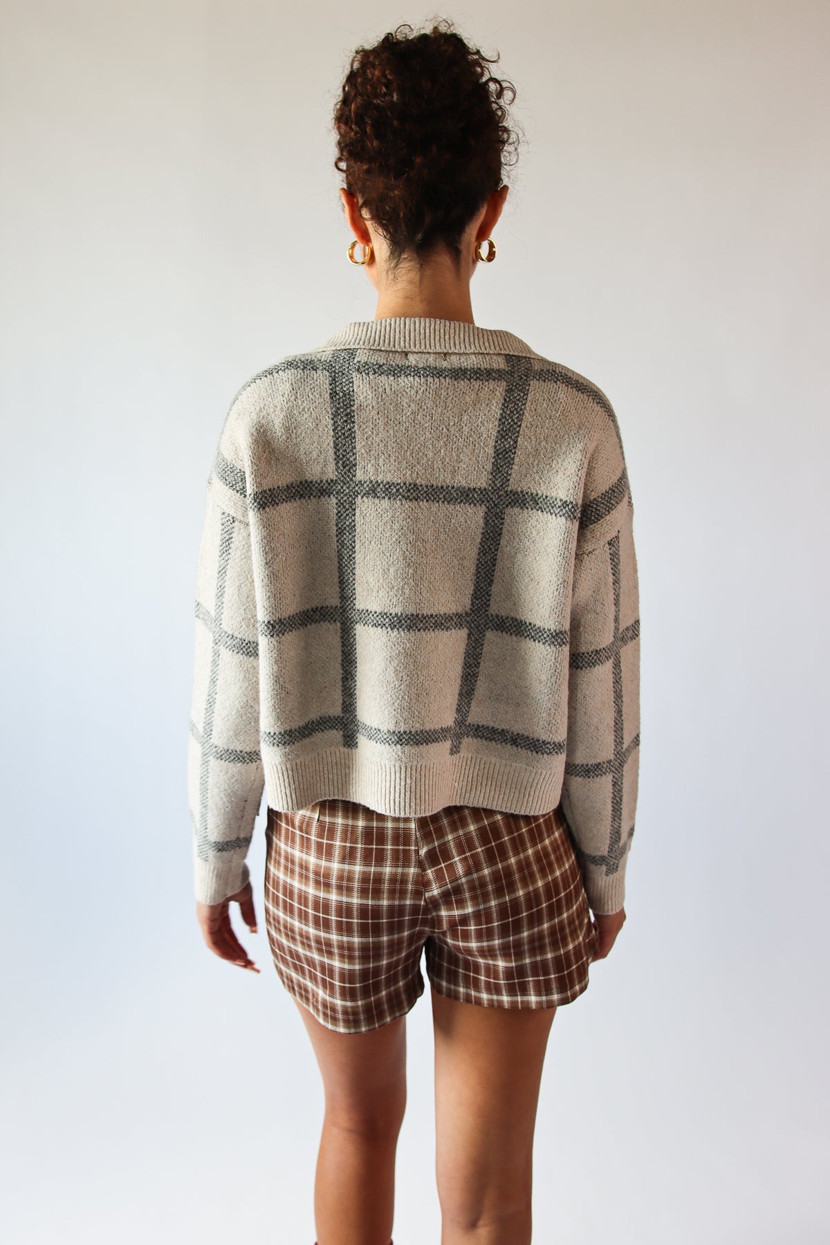 Plaid Mallard Sweater