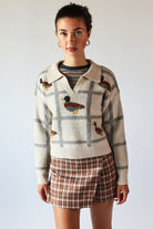 Plaid Mallard Sweater