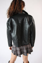 Oversized Collared Moto Jacket