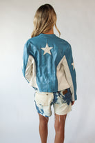 Pleather Stars Moto Jacket