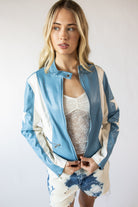 Pleather Stars Moto Jacket