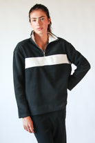 Polar Fleece Quarter Zip Sweatshirt