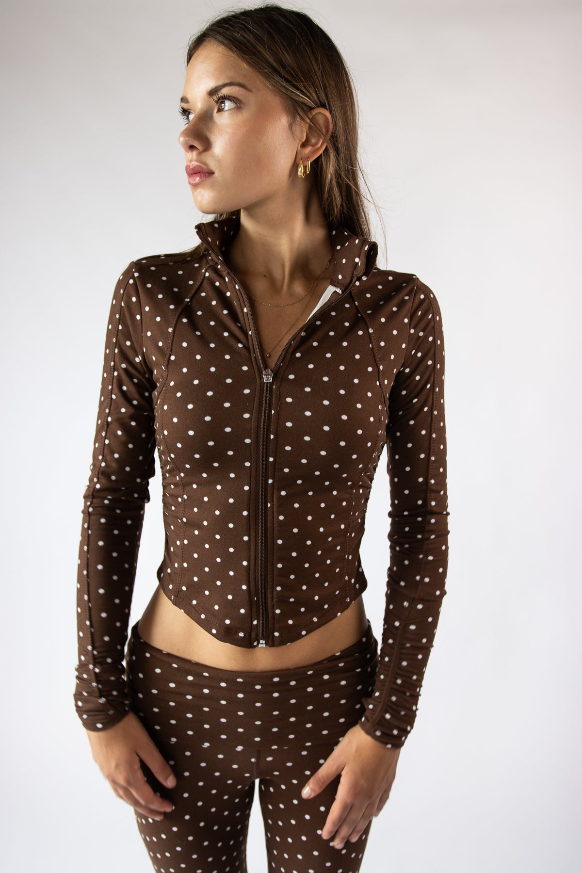Pin Dot Full Zip
