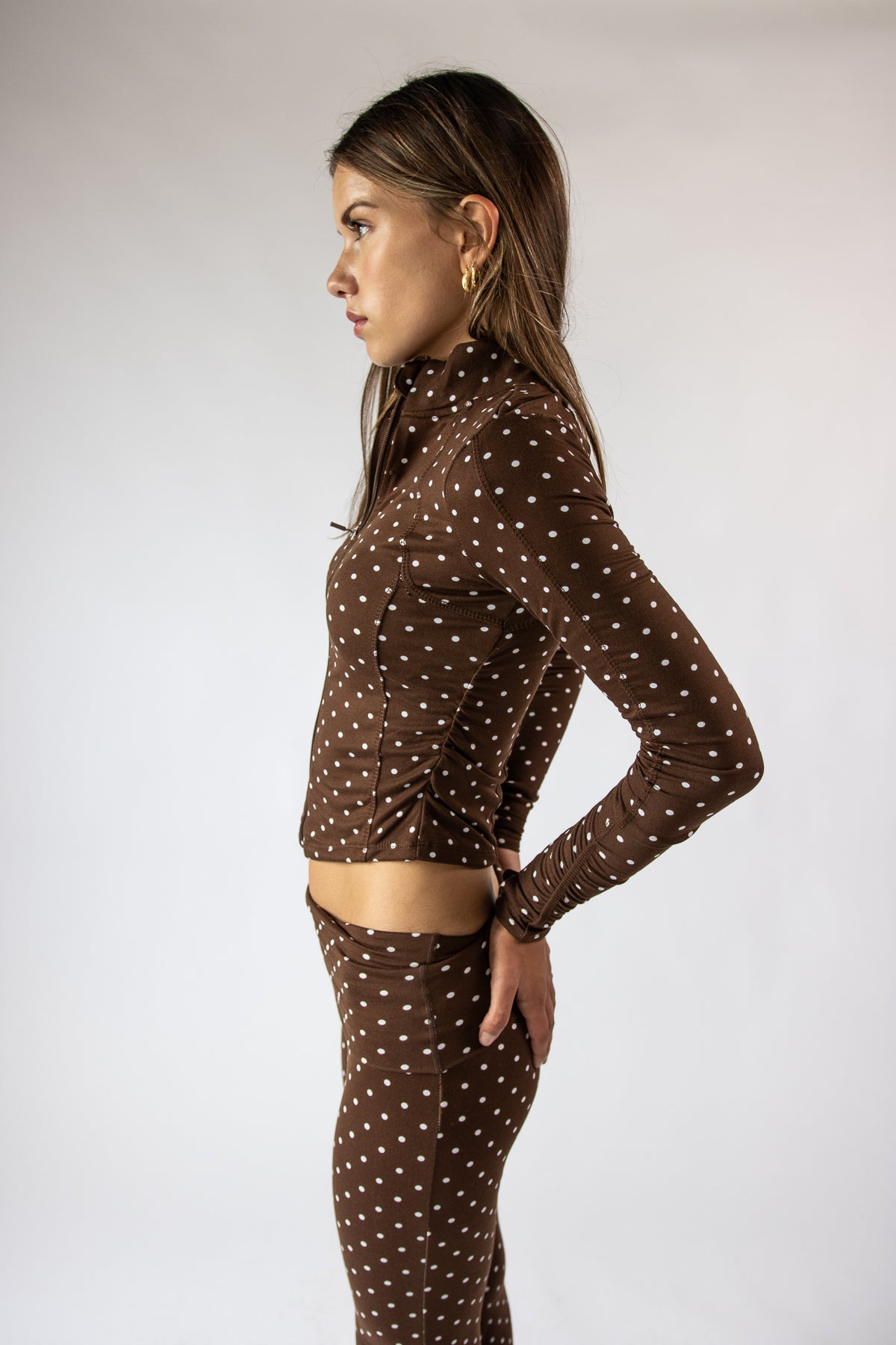Pin Dot Full Zip