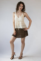 Polka Dot Mini Circle Skort