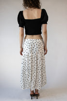 Polka Dot Tiered Maxi Ski