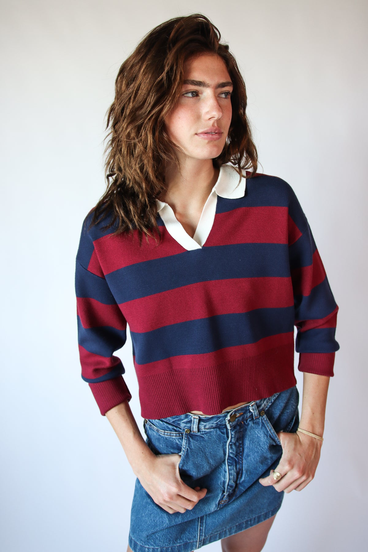 Polo Stripe Sweater