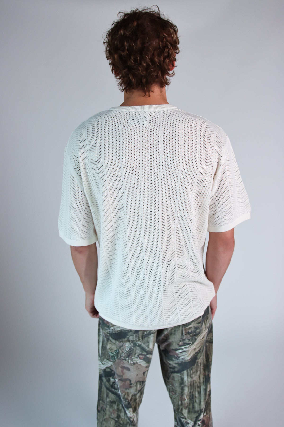 Chevron Knit Tee