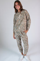 Woodland Camo Sweatshirt & Joggers