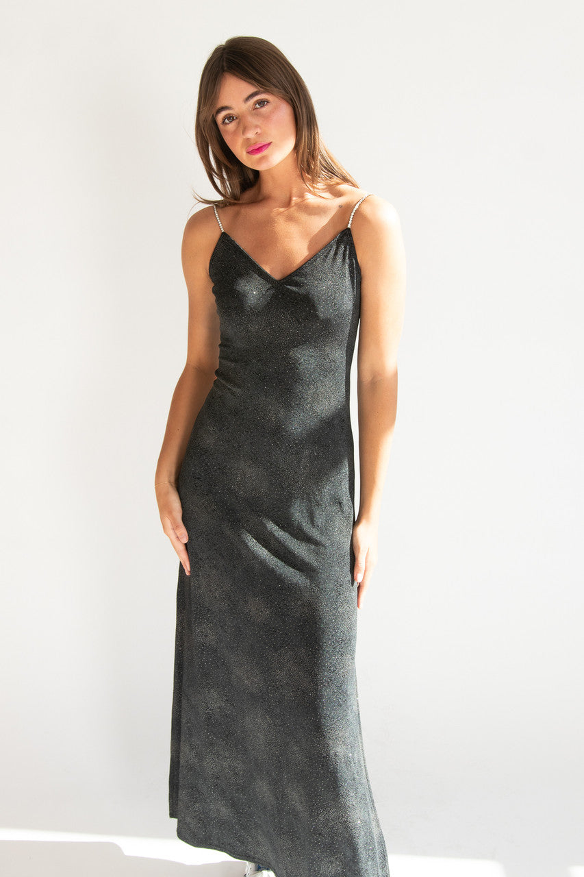 Vintage Jump Beaded Strap Dress