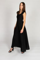 Vintage Southeastern Black Sleeveless Dress