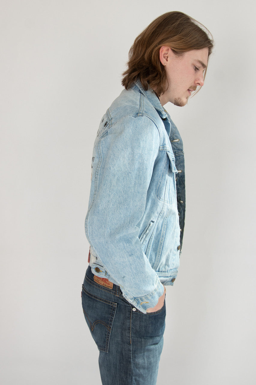 Vintage Lee Painted Cruella de Vil Denim Jacket 