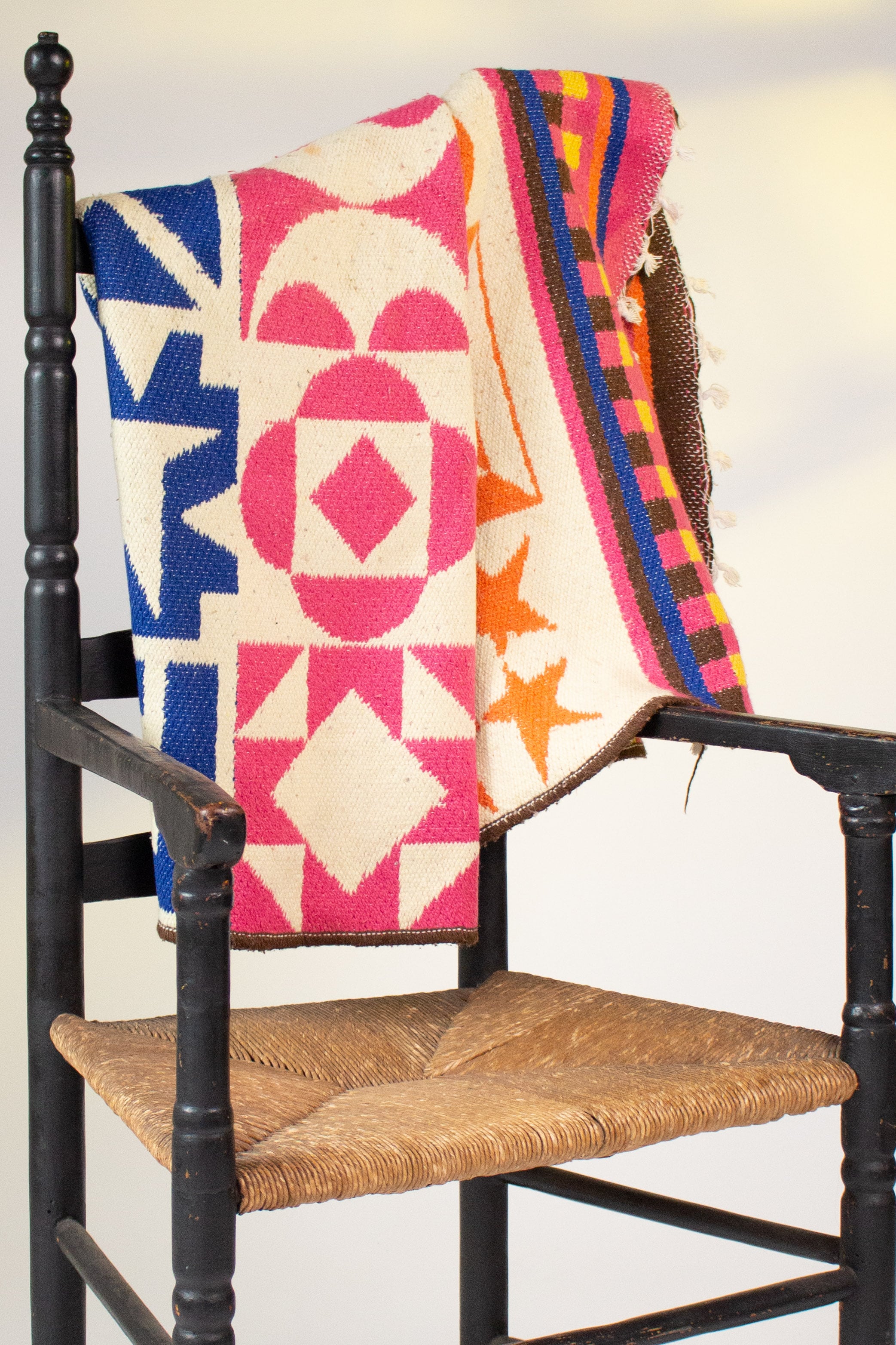 Vintage Icon Squares Blanket (1970s)