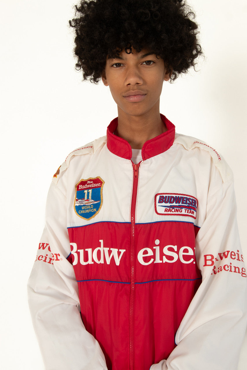 Vintage Budweiser Racing "Miss Budweiser" World Champion Patch Lightweight Jacket