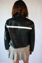 Stripe Moto Jacket
