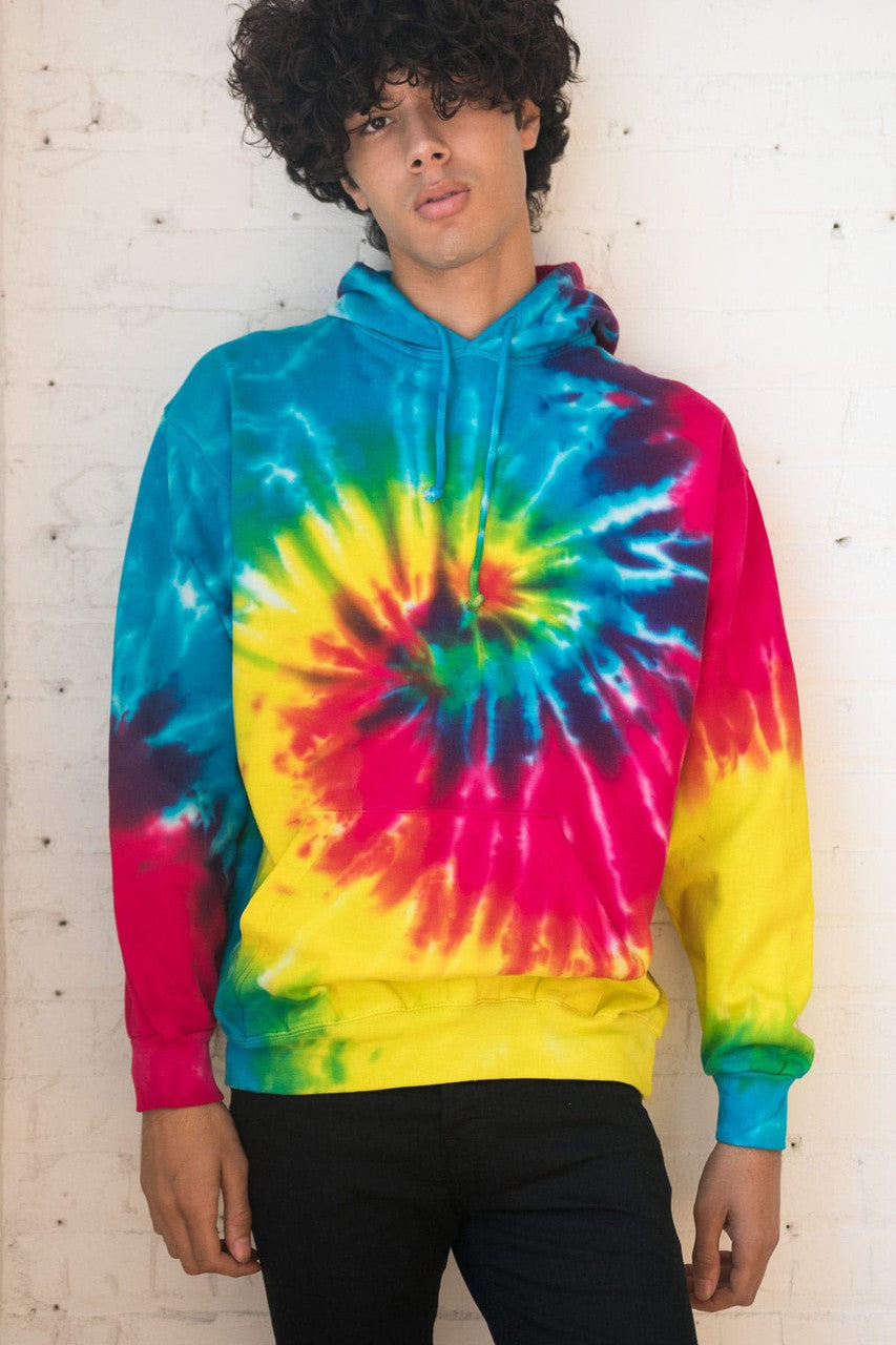 Rainbow Tie Dye Hoodie