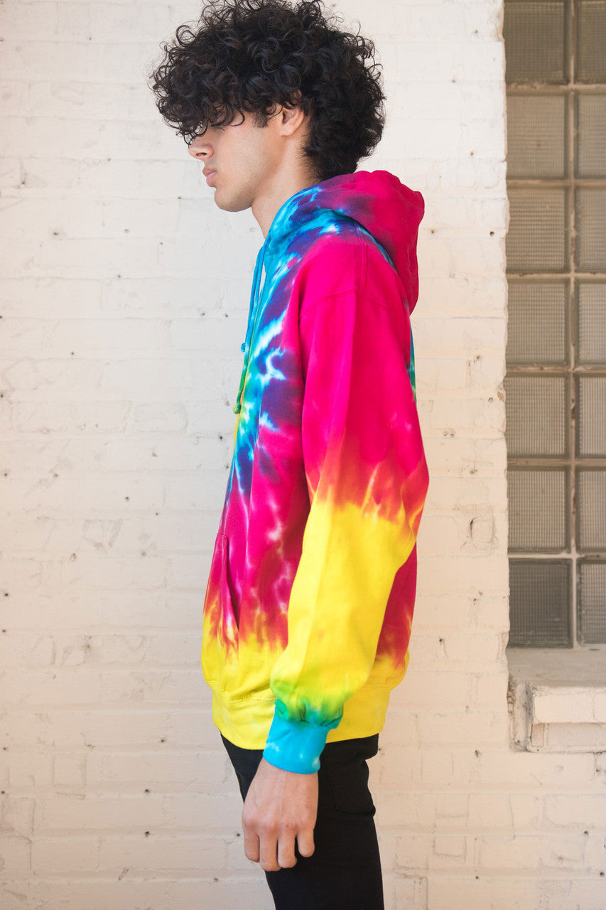 Rainbow Tie Dye Hoodie