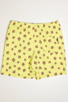 Yellow Rainbow Mushrooms Swim Shorts